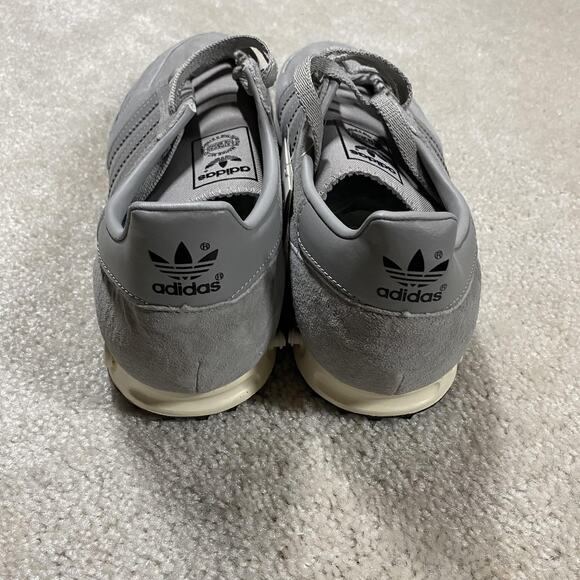 Adidas LA Trainer OG Shoes Sneakers Mens Size 10 Gray Suede Originals Low Top main image 6